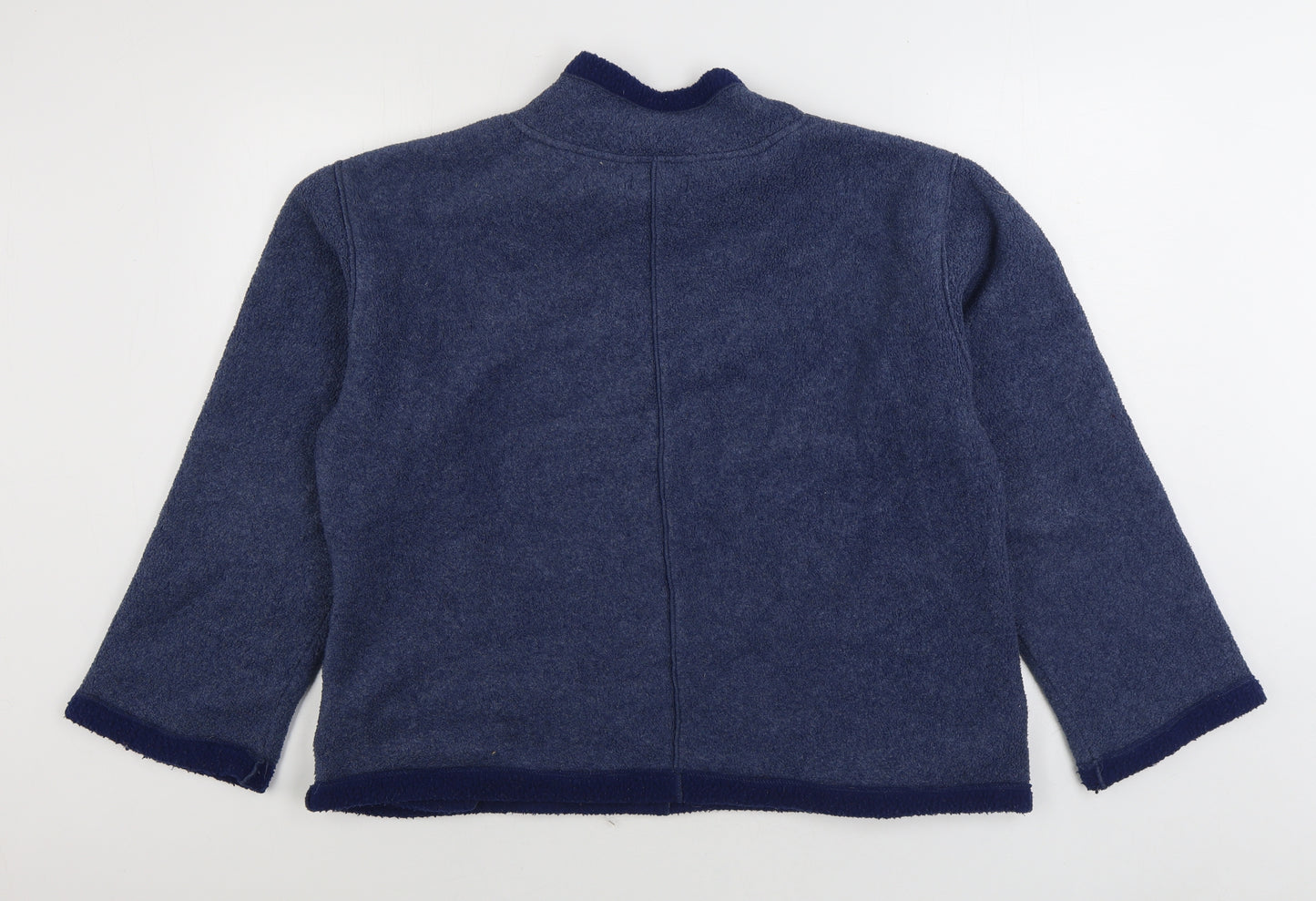 Active Womens Blue Polyester Pullover Sweatshirt Size 14 Pullover