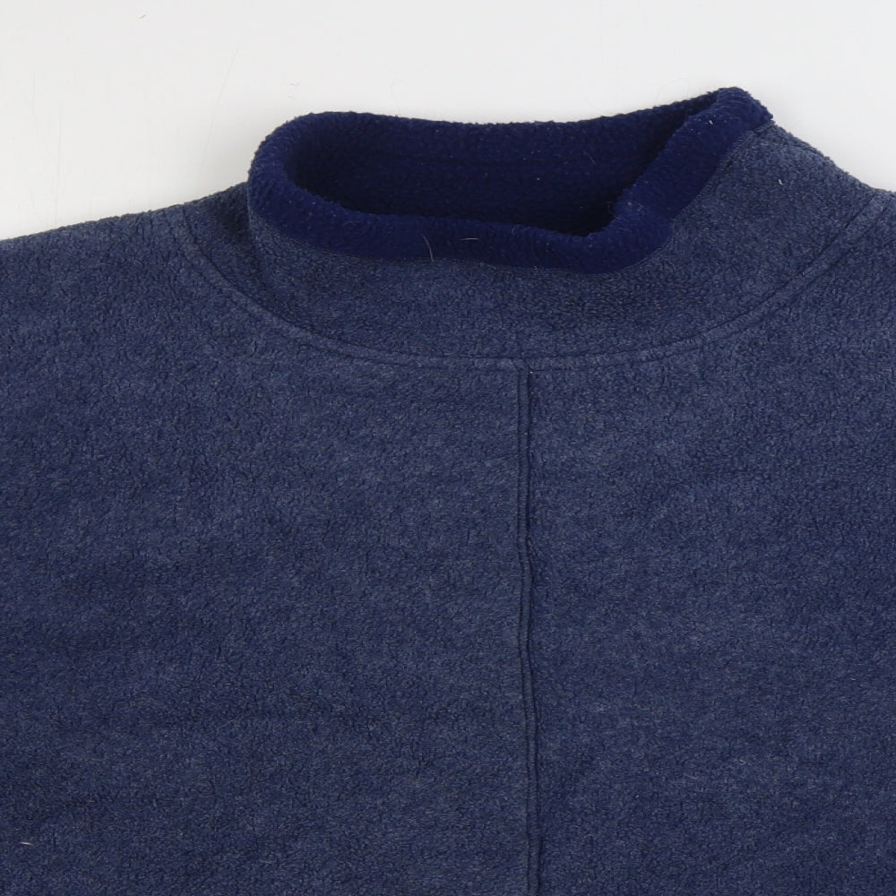 Active Womens Blue Polyester Pullover Sweatshirt Size 14 Pullover