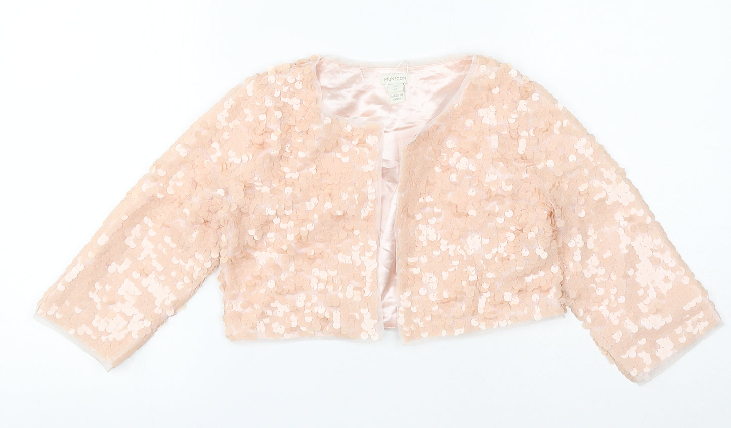 Monsoon Girls Pink Jacket Size 9-10 Years