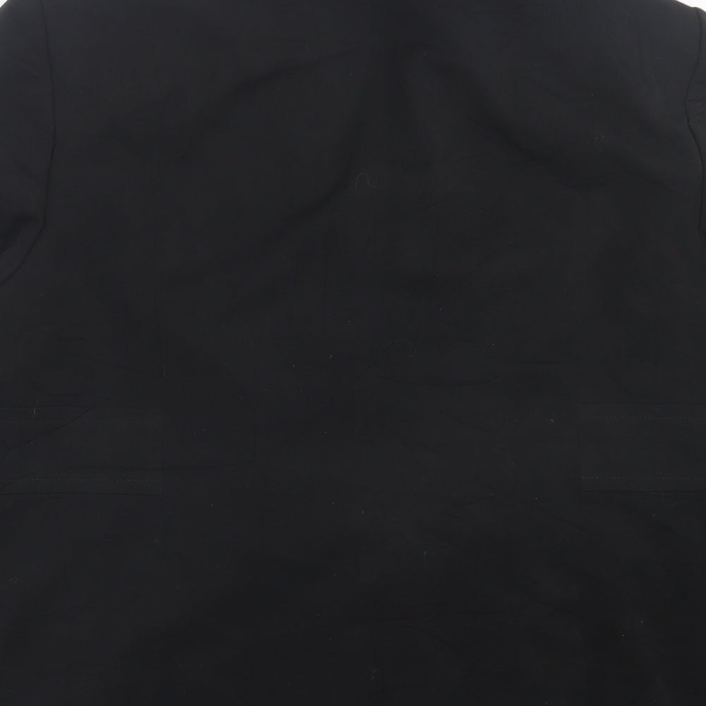essence Womens Black Jacket Blazer Size 20 Button