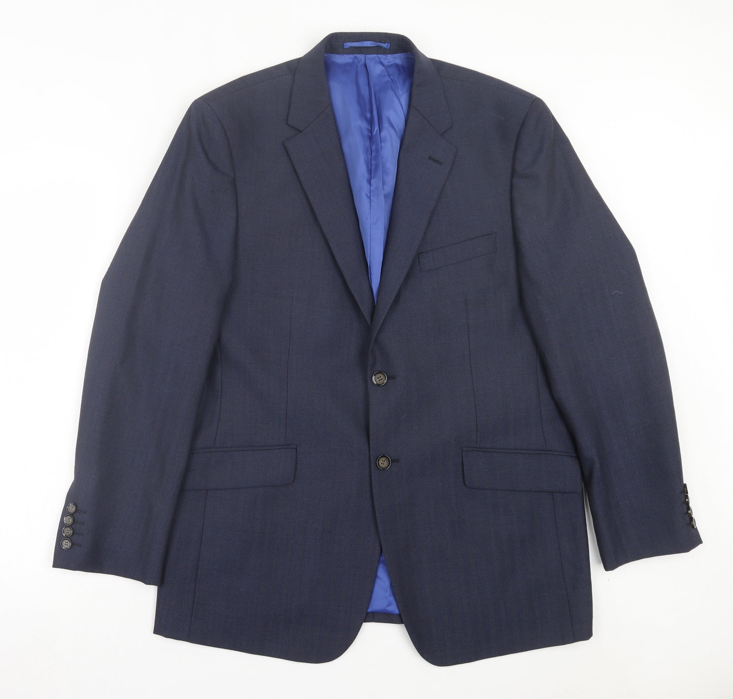 Skopes Mens Blue Polyester Jacket Suit Jacket Size 42
