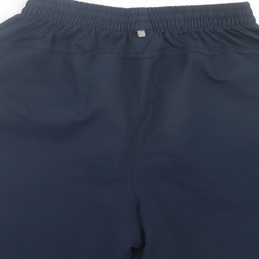 Aptus Mens Blue Polyester Sweat Shorts Size 30 in L7 in Regular