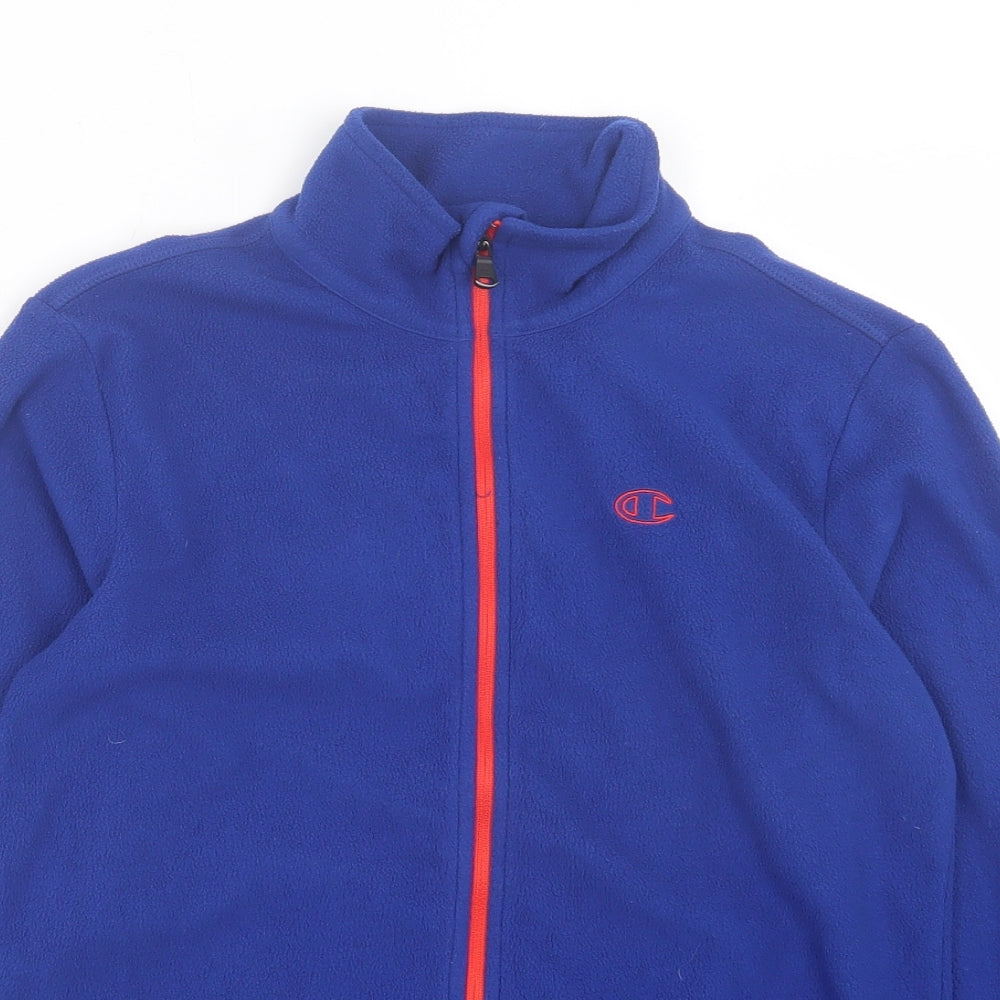 Champion Boys Blue Basic Jacket Jacket Size 11-12 Years Zip