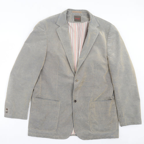REMUS Mens Green Polyester Jacket Suit Jacket Size 40