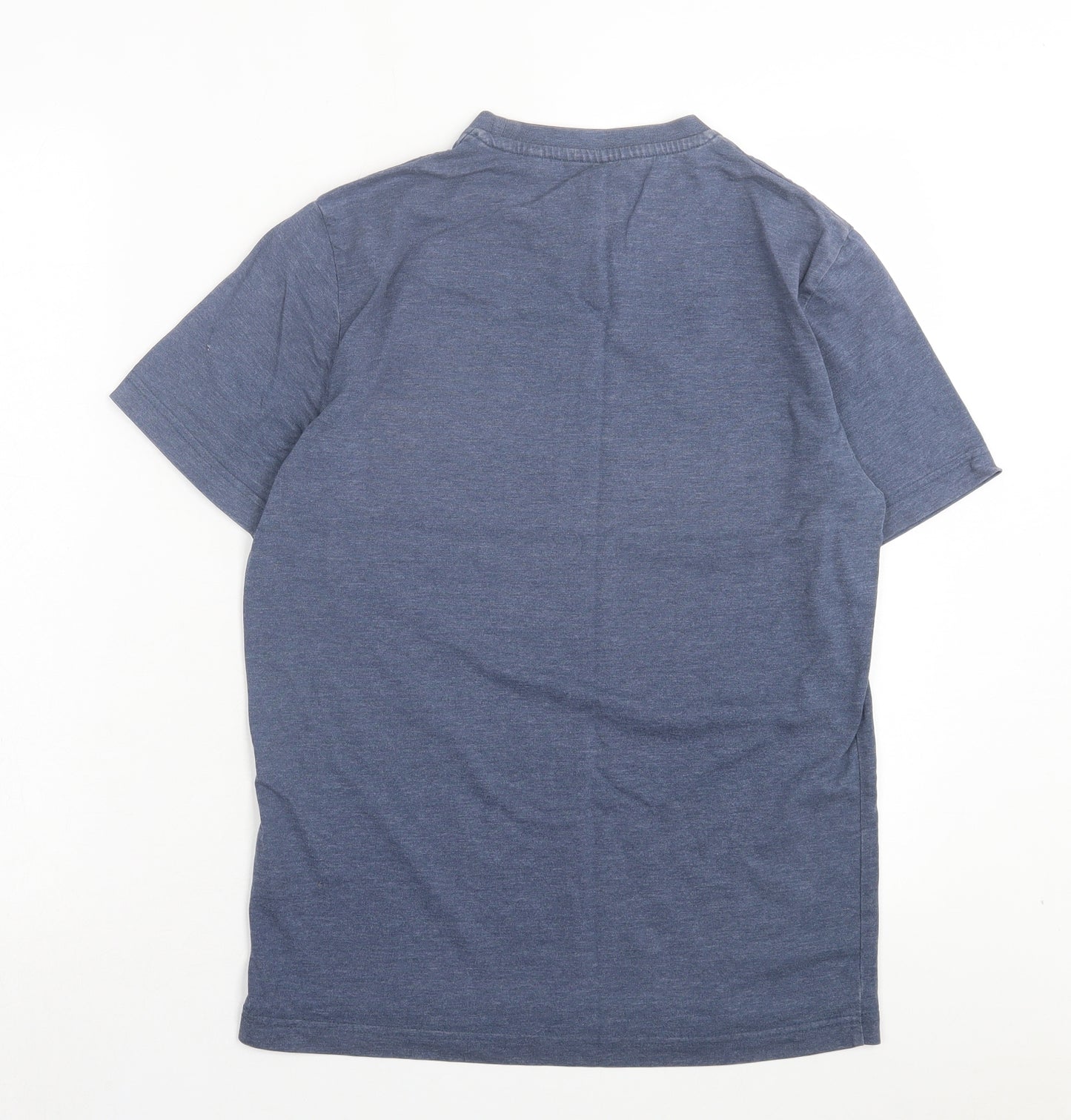 Penguin Mens Blue Cotton T-Shirt Size S Crew Neck