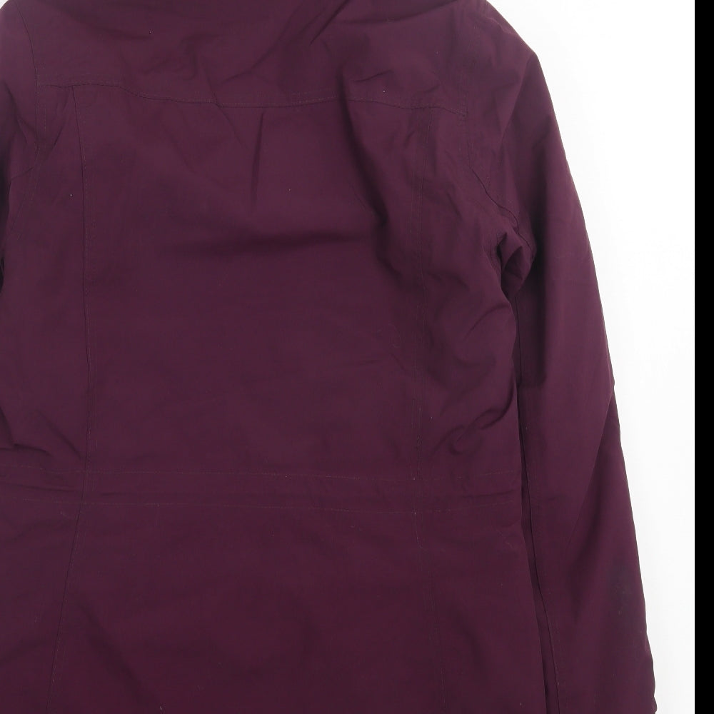 TOG24 Womens Purple Parka Coat Size 12 Zip