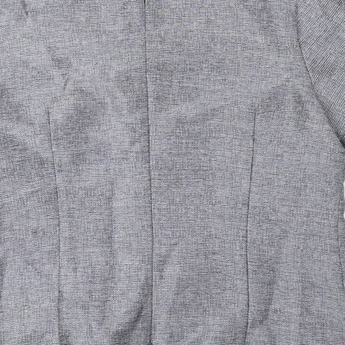 Golden Crown Womens Grey Polyester Basic T-Shirt Size 14 Scoop Neck