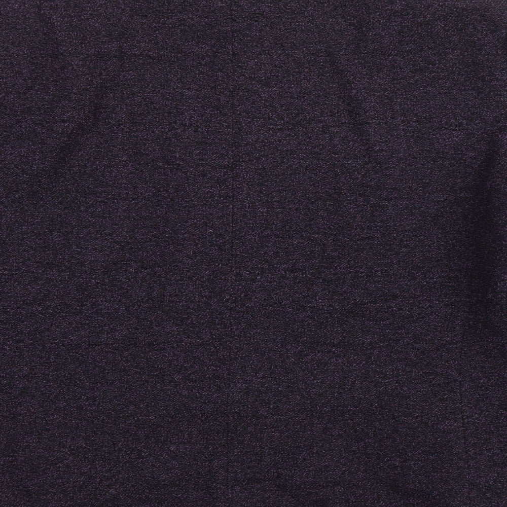 Marks and Spencer Womens Purple Jacket Size 14 Zip