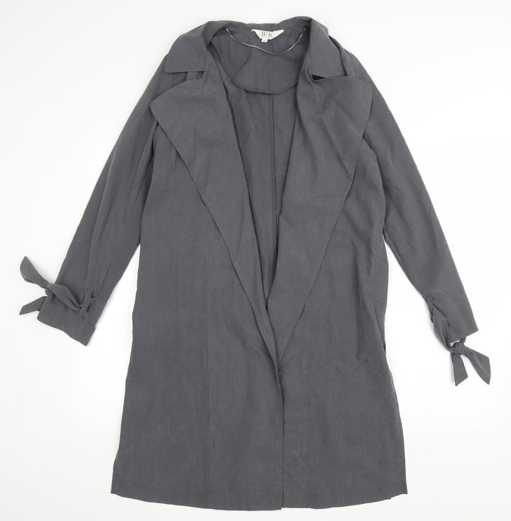 Debenhams Womens Grey Jacket Size 8 Tie