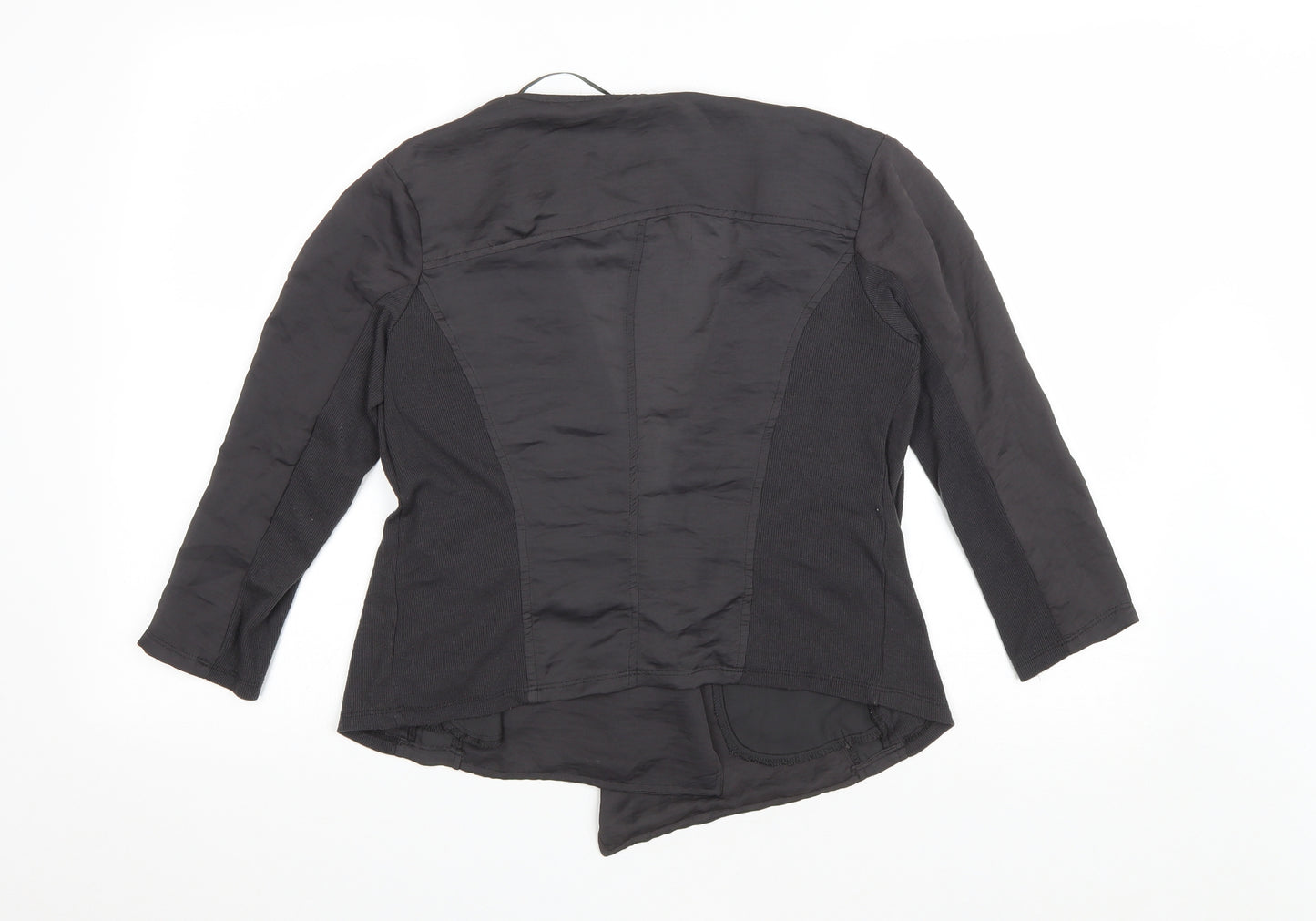 Dorothy Perkins Womens Grey Jacket Size 12 Tie