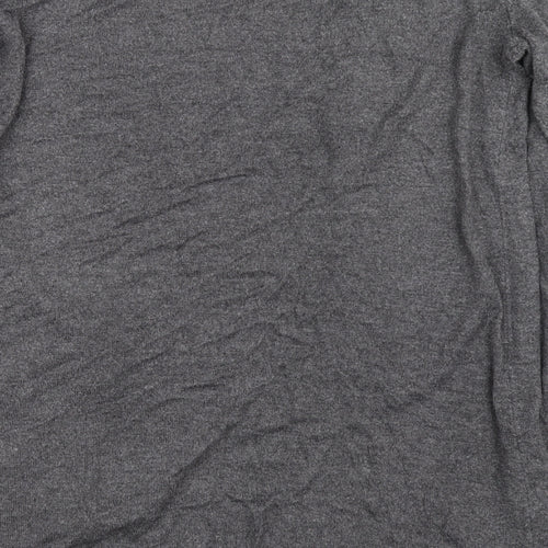 V by Very Womens Grey Acrylic Cardigan Jumper Size 10