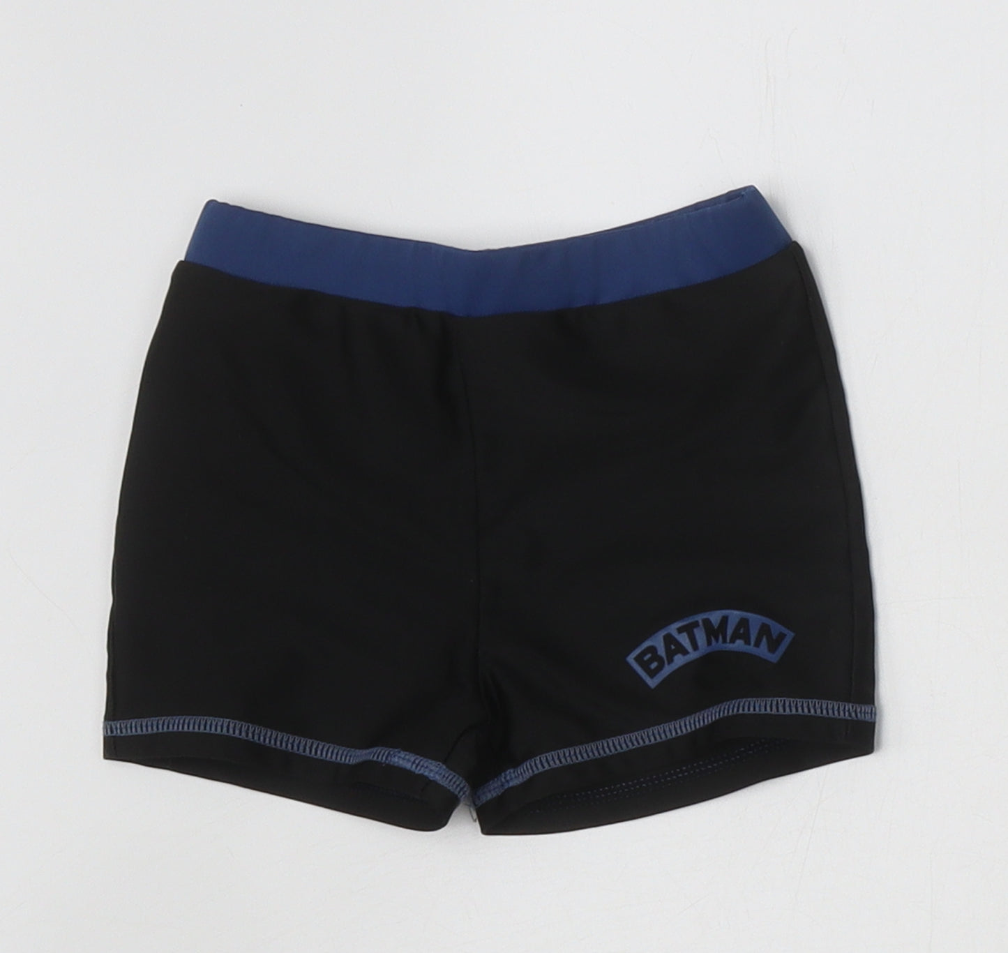 Batman Boys Black Nylon Sweat Shorts Size 4-5 Years Regular - Swim Shorts