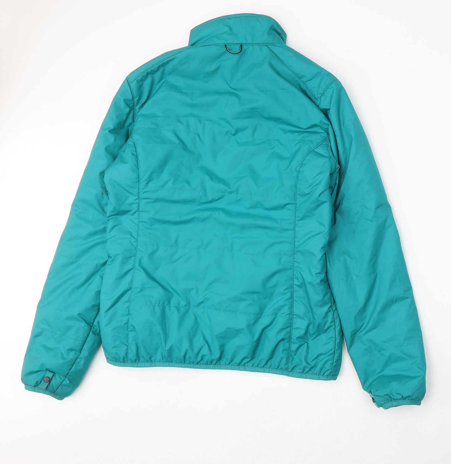 The North Face Womens Blue Rain Coat Coat Size M Zip