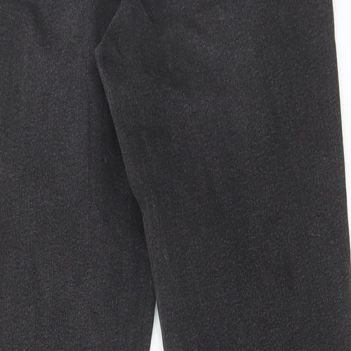 Marks and Spencer Womens Grey Cotton Skinny Jeans Size 8 L28 in Regular Button