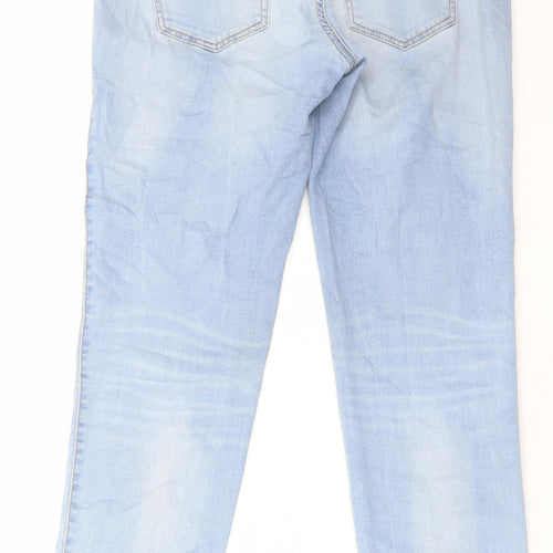 Sisley Womens Blue Cotton Skinny Jeans Size 32 in L28 in Regular Button