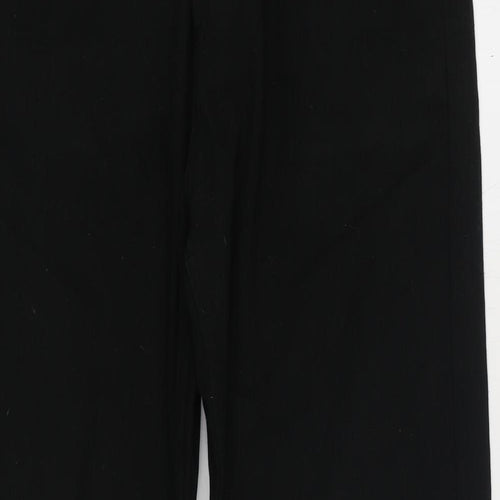 Denim & Co. Mens Black Cotton Straight Jeans Size 34 in L31 in Regular Zip