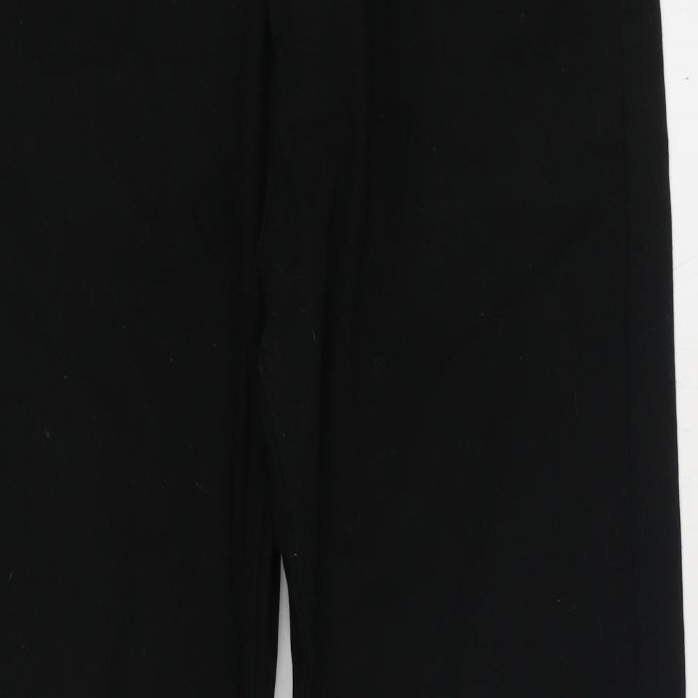 Denim & Co. Mens Black Cotton Straight Jeans Size 34 in L31 in Regular Zip