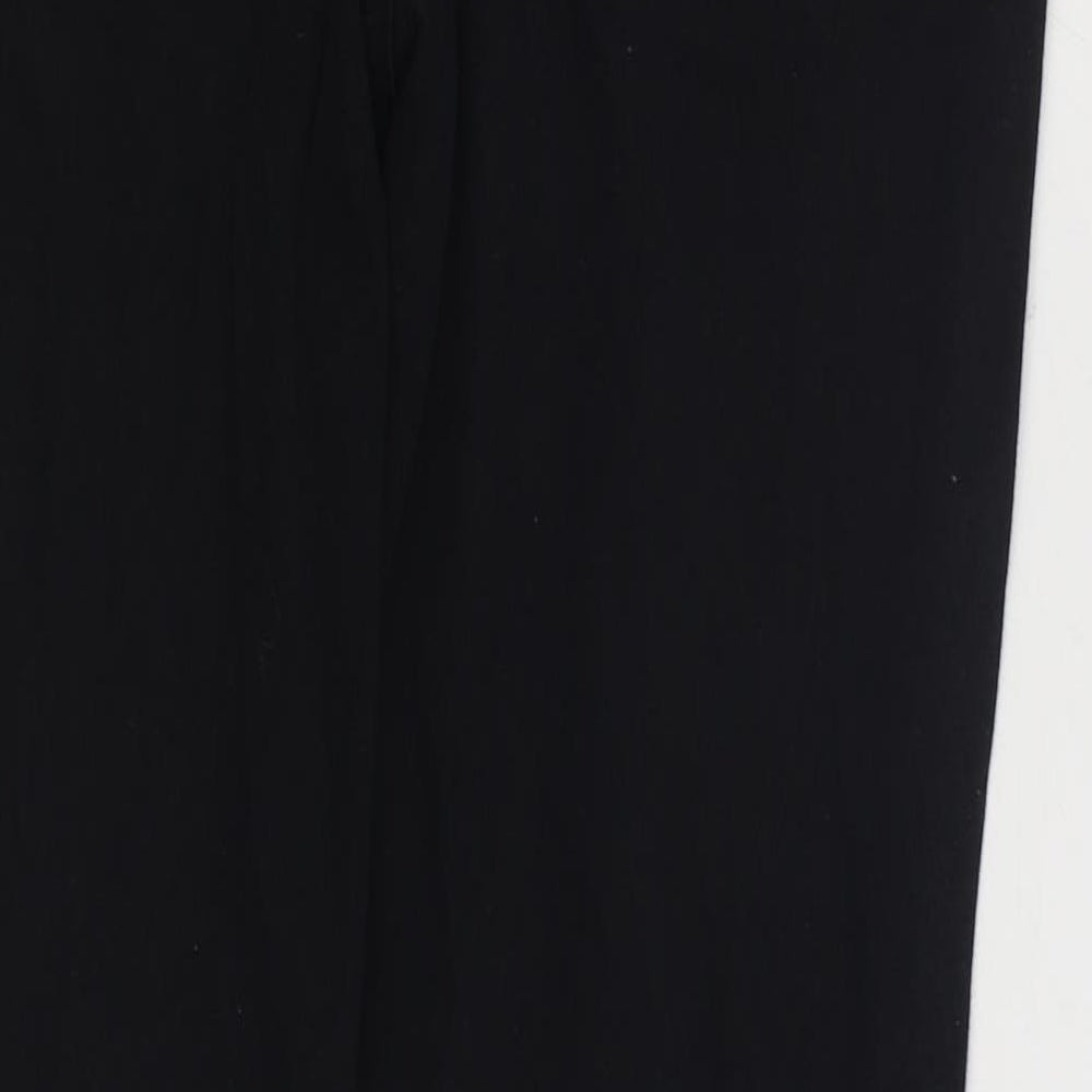 NEXT Womens Black Cotton Skinny Jeans Size 12 L30 in Regular Zip