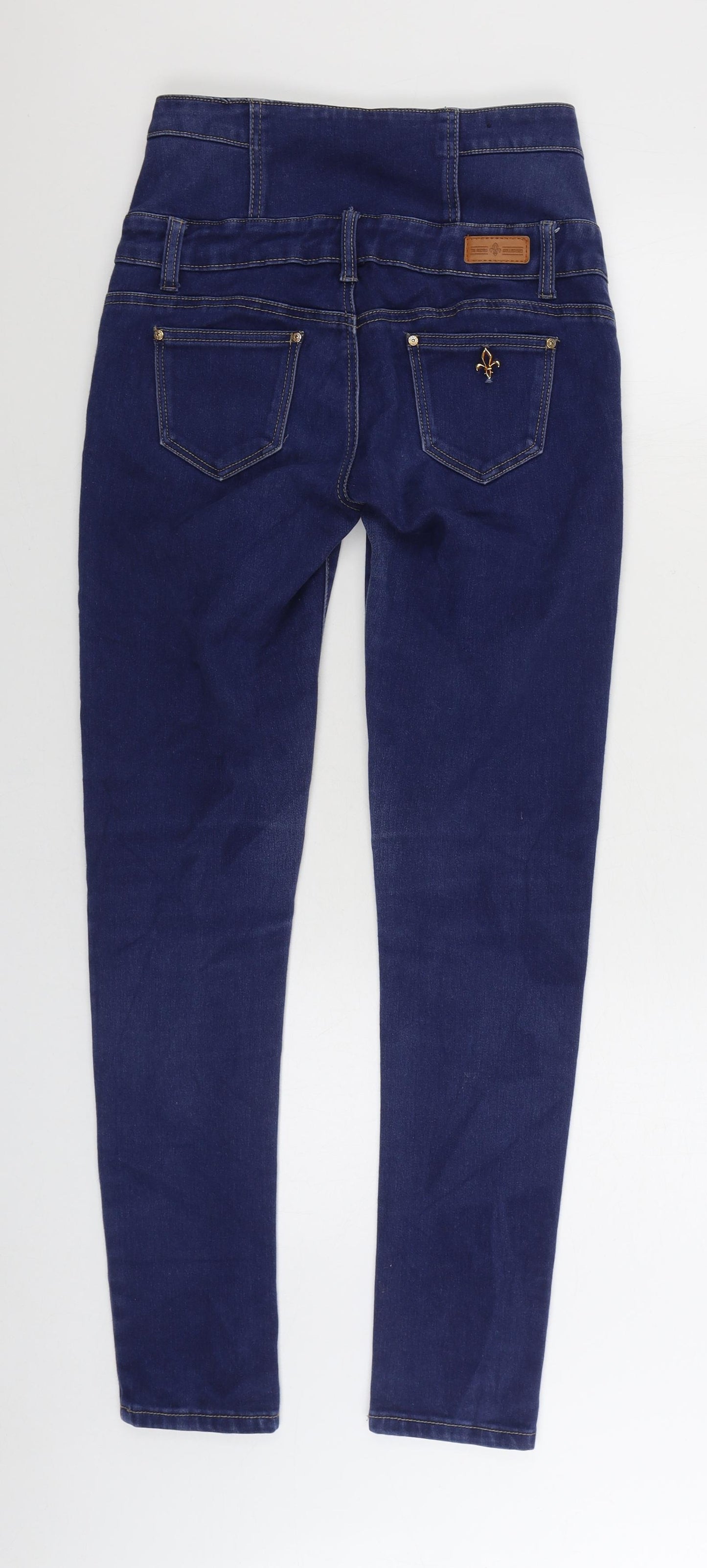 Toxik3 Womens Blue Cotton Skinny Jeans Size 10 L29 in Regular Button