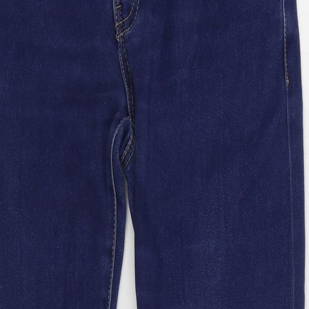 Toxik3 Womens Blue Cotton Skinny Jeans Size 10 L29 in Regular Button