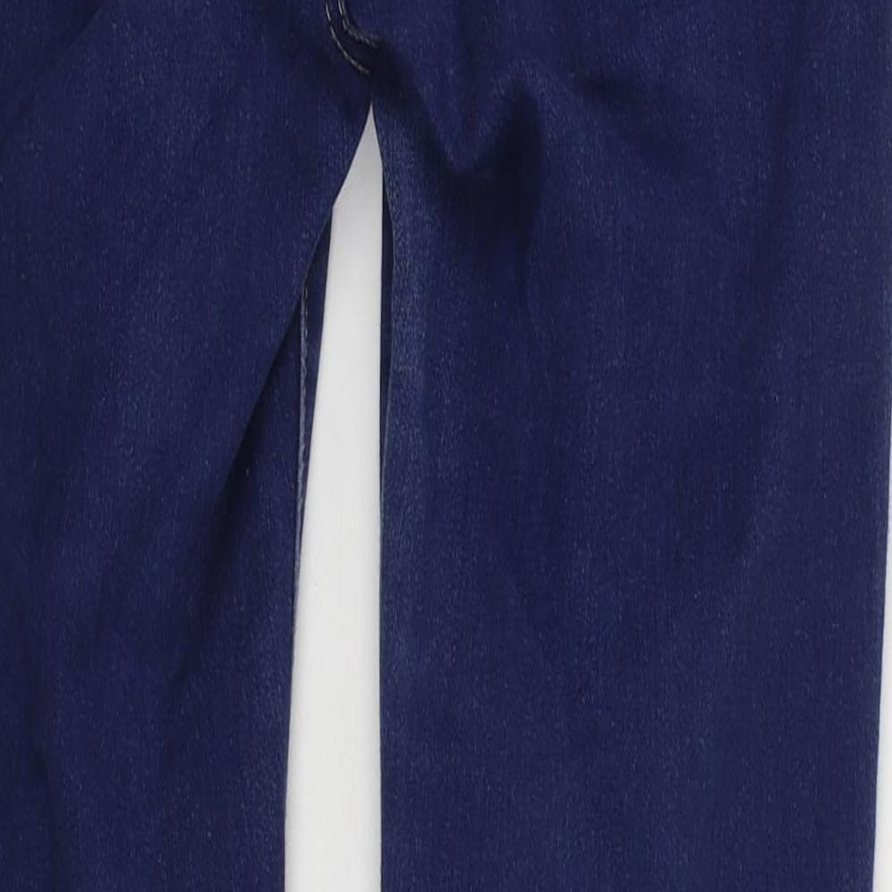 Toxik3 Womens Blue Cotton Skinny Jeans Size 10 L29 in Regular Button
