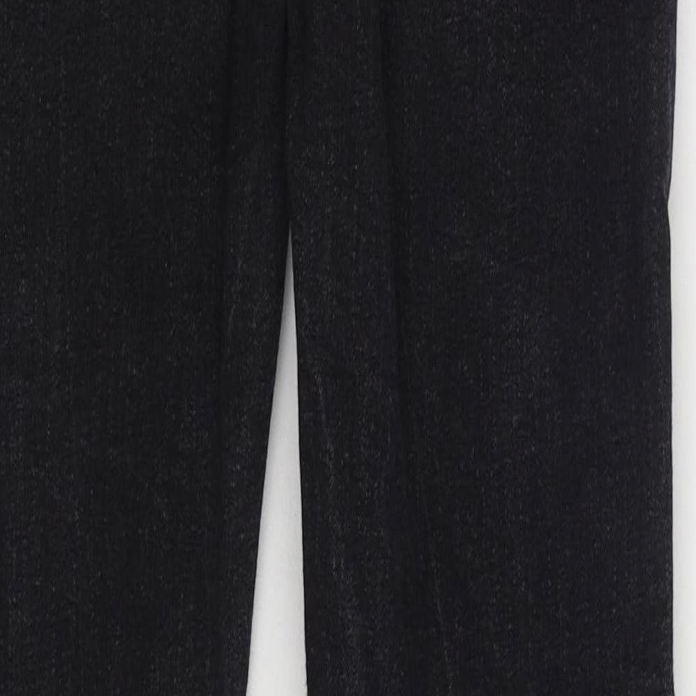 Topman Mens Black Cotton Skinny Jeans Size 32 in L32 in Regular Zip