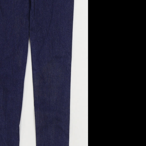 Denim & Co. Womens Blue Cotton Jegging Jeans Size 12 L29 in Regular