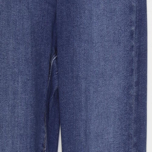 ASOS Mens Blue Cotton Skinny Jeans Size 28 in L34 in Regular Zip