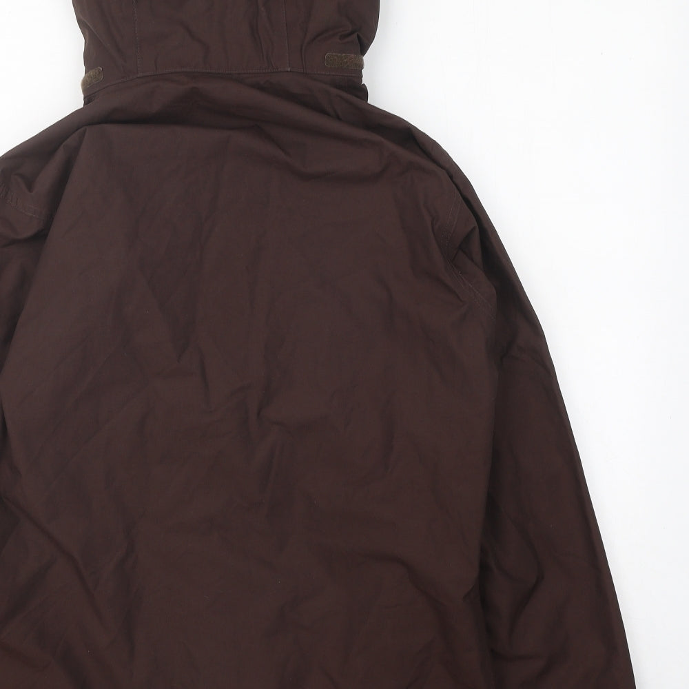 Berghaus Womens Brown Rain Coat Coat Size 10 Zip
