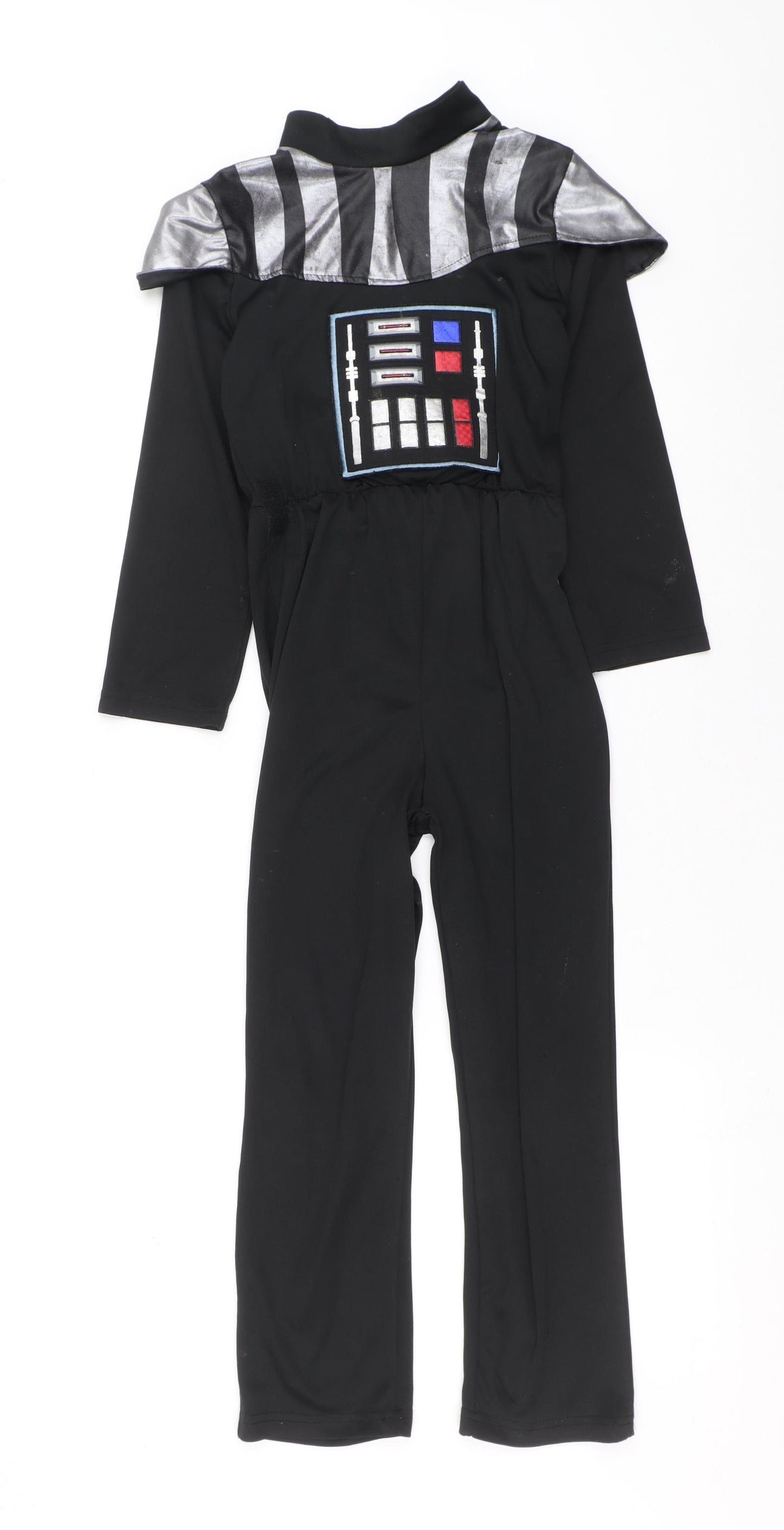 Star Wars Boys Black 100% Polyester Basic Casual Size 7-8 Years Round Neck Pullover - Star wars fancy dress