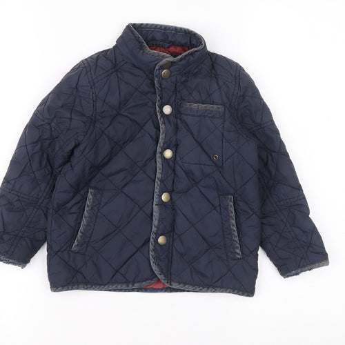NEXT Boys Blue Jacket Size 3 Years Button