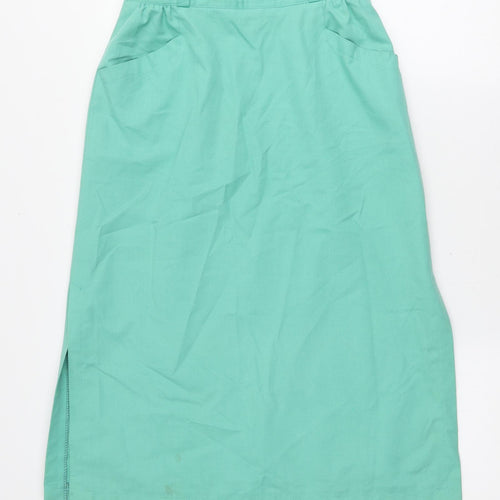 Mamut Womens Green Polyester A-Line Set Size M Zip