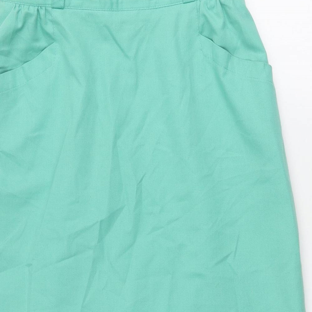 Mamut Womens Green Polyester A-Line Set Size M Zip