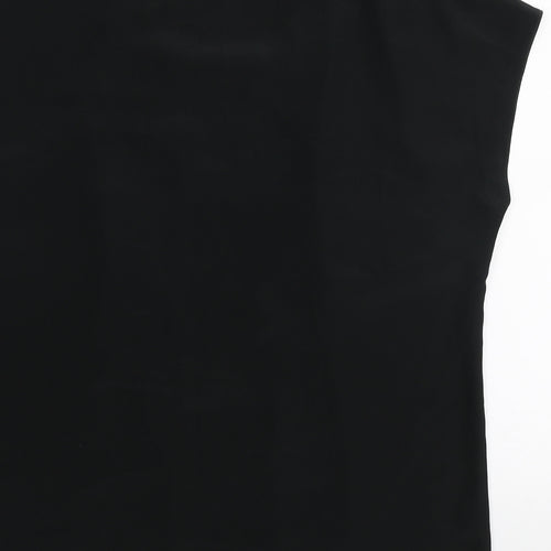Sommermann Womens Black Polyester Basic T-Shirt Size 20 Square Neck