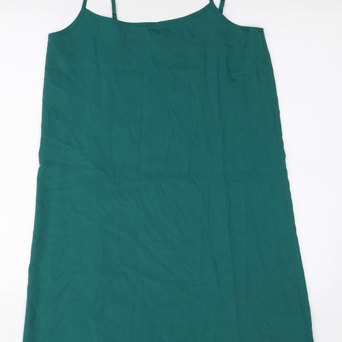 Marks and Spencer Womens Green Polyester Cami Dress Size 10