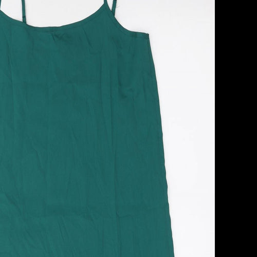 Marks and Spencer Womens Green Polyester Cami Dress Size 10
