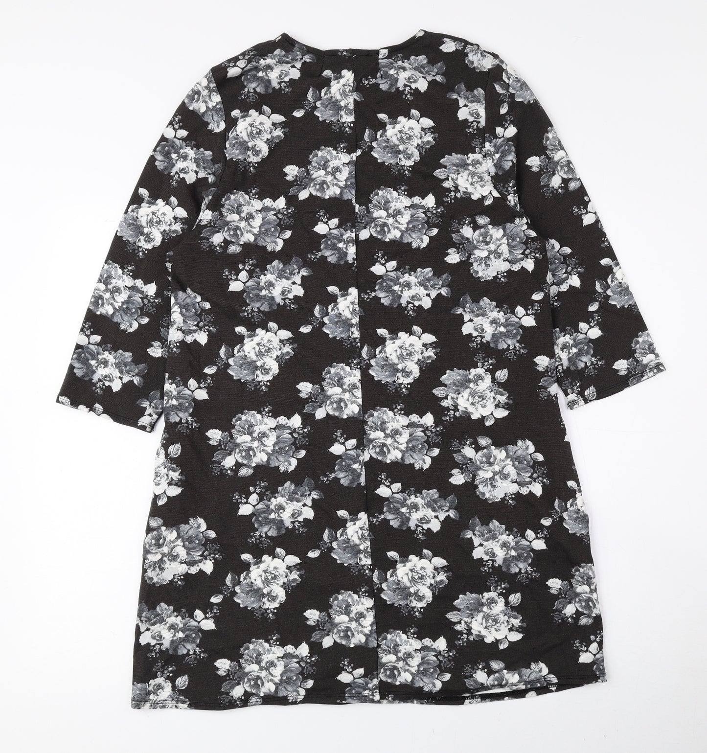 Matalan Womens Multicoloured Floral Viscose A-Line Size 14 Round Neck Pullover