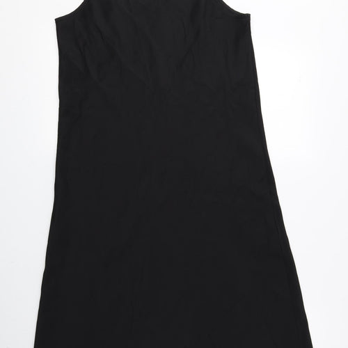 Uniqlo Womens Black Polyester Tank Dress Size XS Round Neck Pullover