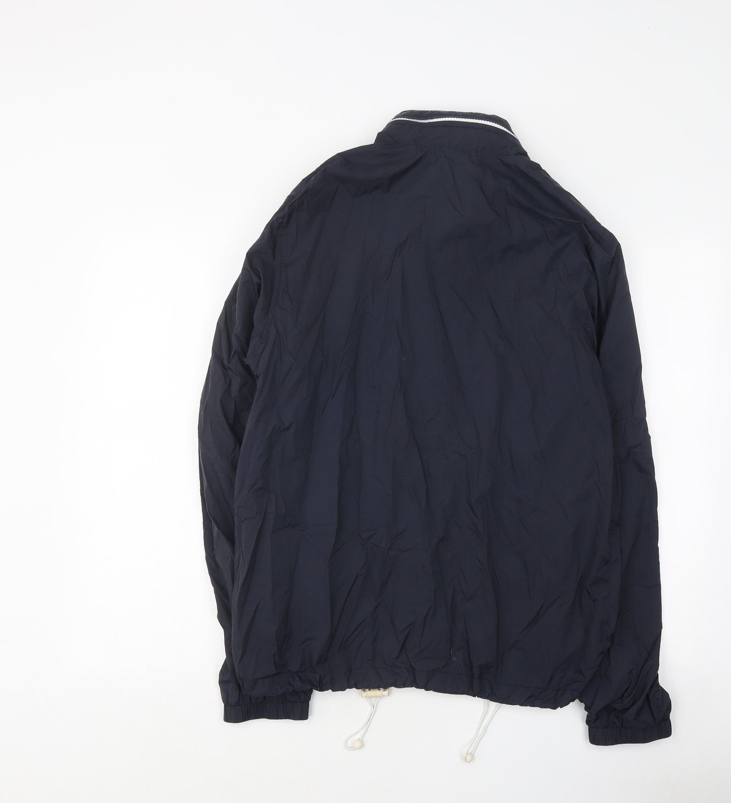 Lyle & Scott Mens Black Windbreaker Jacket Size M Zip