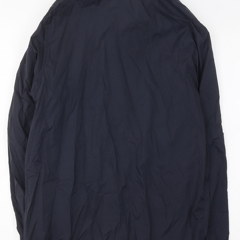 Lyle & Scott Mens Black Windbreaker Jacket Size M Zip