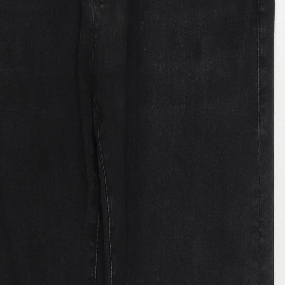 Mavi Indigo Move Mens Black Cotton Straight Jeans Size 32 in L30 in Regular Zip