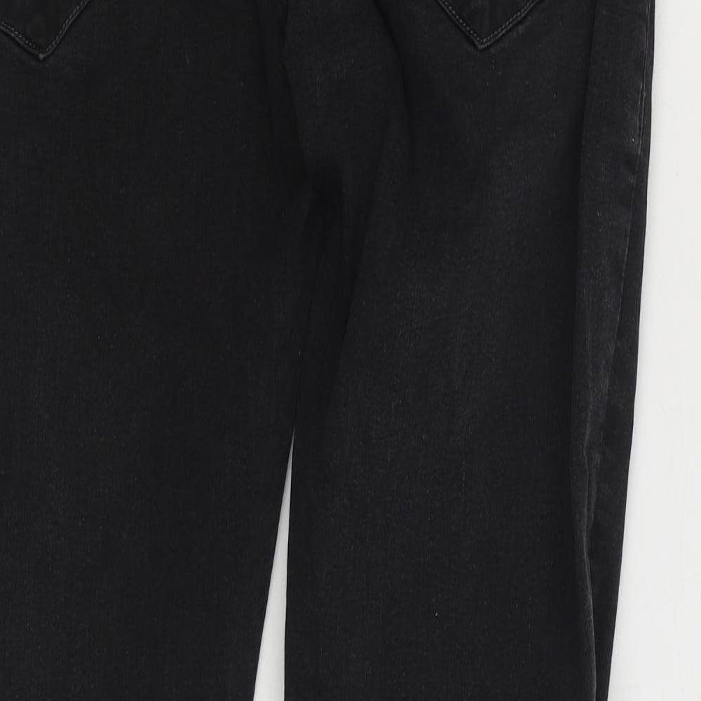 Mavi Indigo Move Mens Black Cotton Straight Jeans Size 32 in L30 in Regular Zip