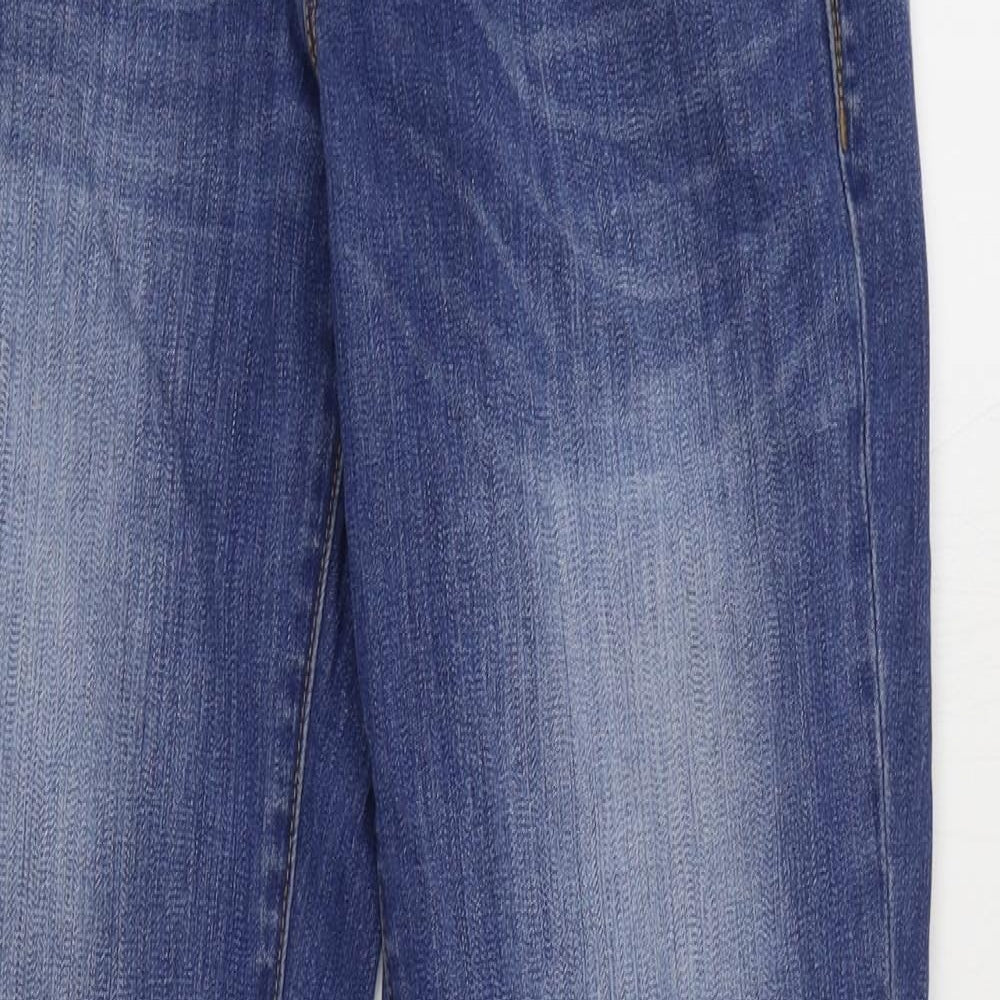 Gap Mens Blue Cotton Straight Jeans Size 26 in L32 in Regular Zip