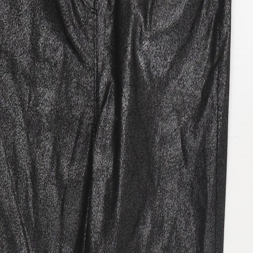 NEXT Womens Black Polyurethane Jegging Jeans Size 12 L28 in Regular