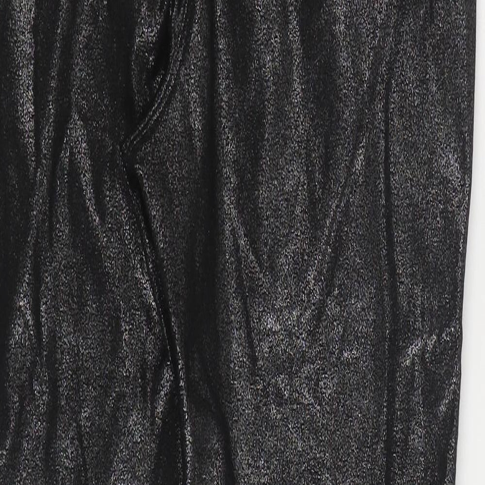 NEXT Womens Black Polyurethane Jegging Jeans Size 12 L28 in Regular