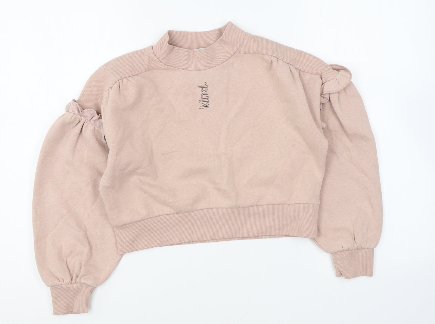 George Girls Pink Polyester Pullover Sweatshirt Size 9-10 Years Pullover - Kind