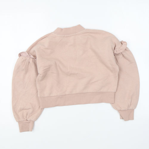 George Girls Pink Polyester Pullover Sweatshirt Size 9-10 Years Pullover - Kind