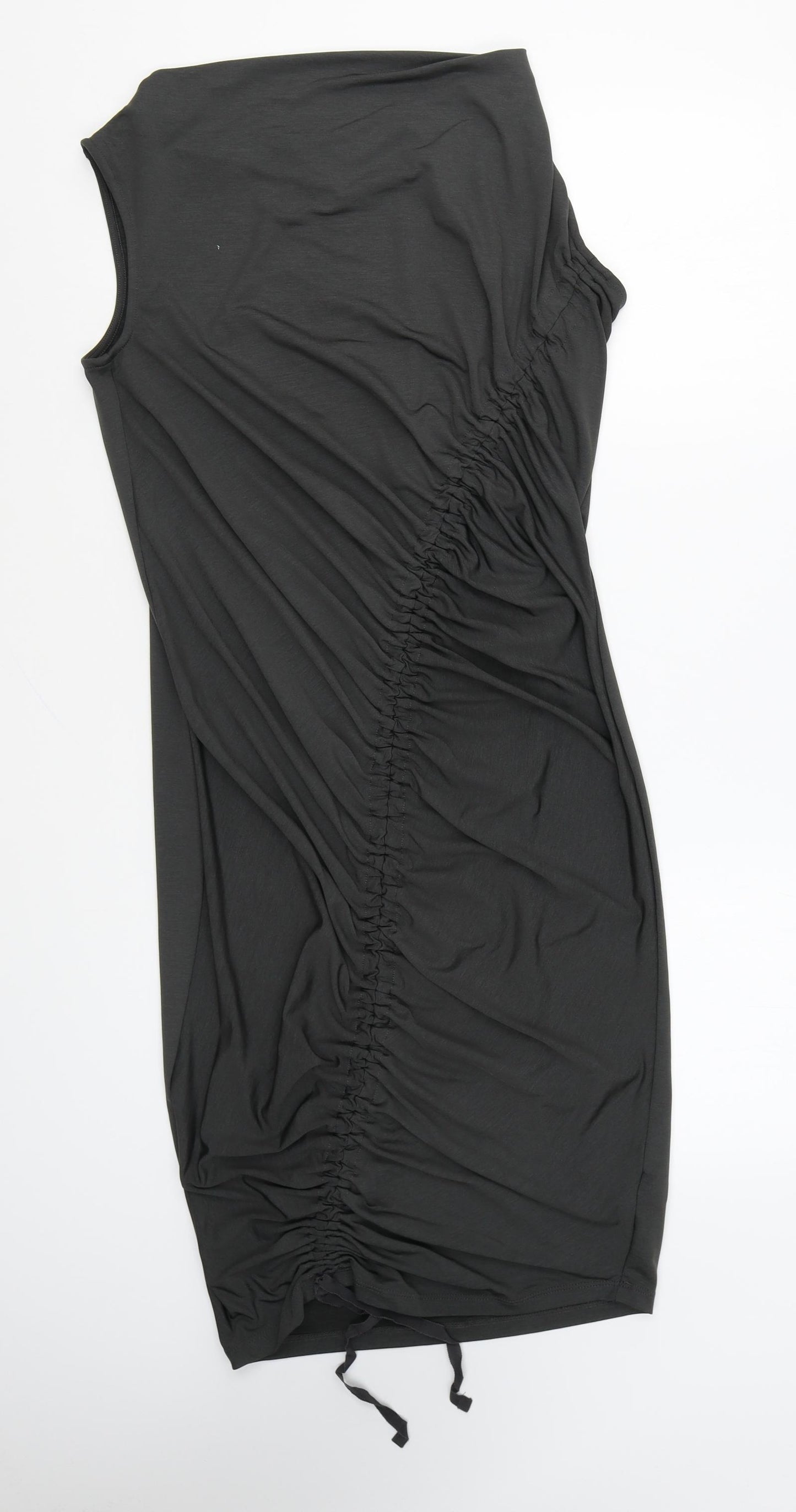 NEXT Womens Grey Polyester Bodycon Size 8 Boat Neck Pullover