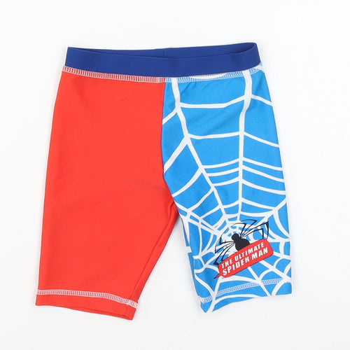 BHS Boys Multicoloured Nylon Cropped Trousers Size 12-18 Months Pullover - Spiderman Swim Shorts