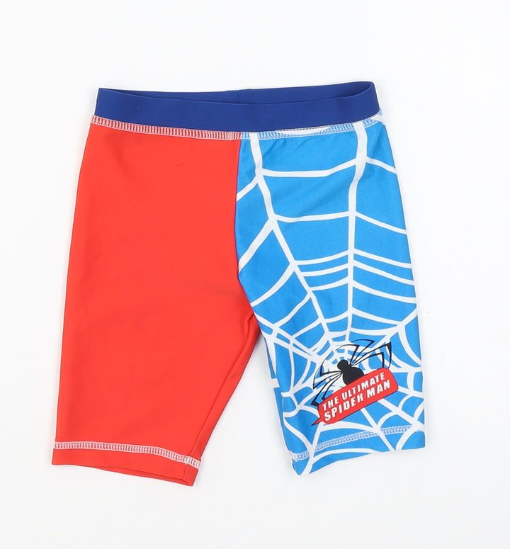 BHS Boys Multicoloured Nylon Cropped Trousers Size 12-18 Months Pullover - Spiderman Swim Shorts